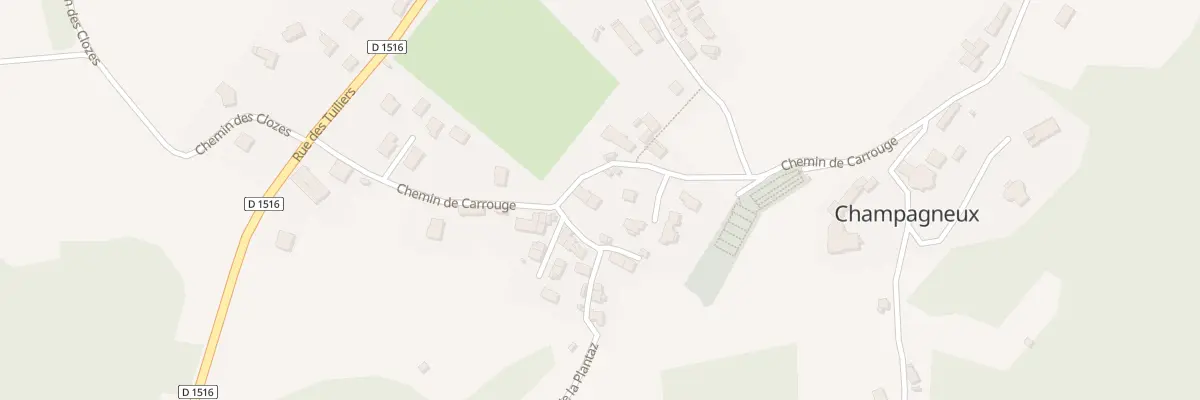 Plan du 226 Che de Carrouge à Champagneux