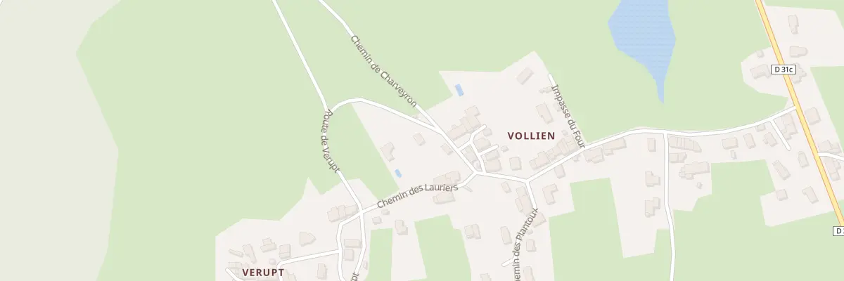 Plan du 5106 Vollien à Cuzieu