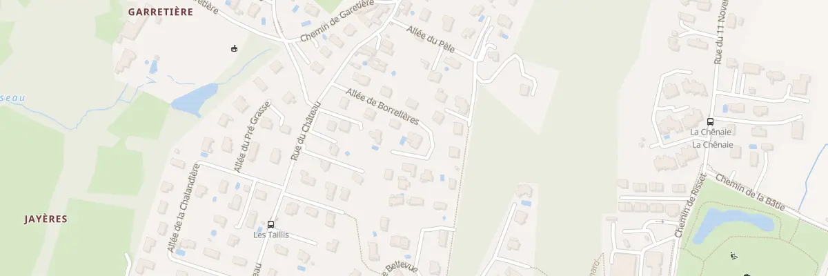 Plan du 11 All de Borrelieres à Claix