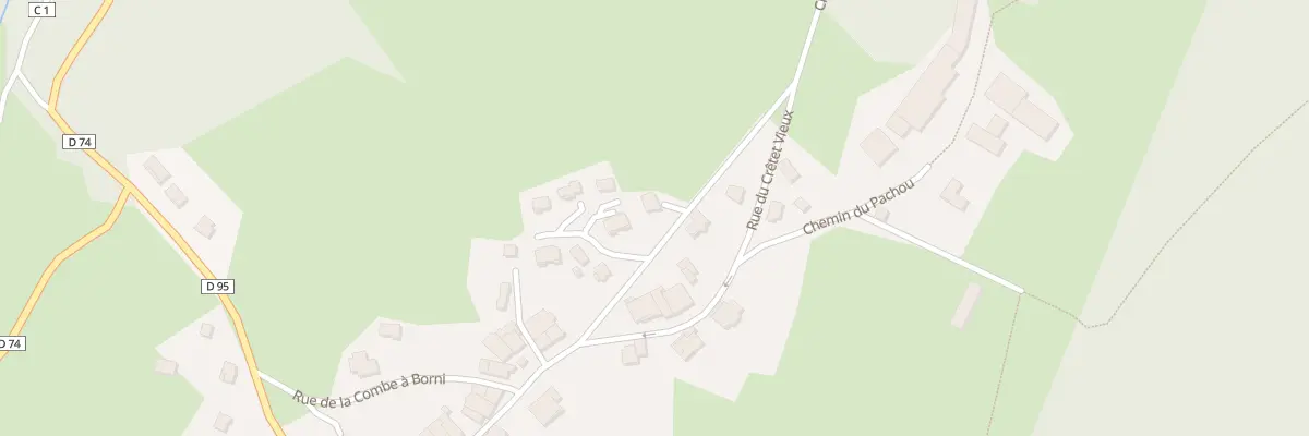 Plan du 23 Rte du Lac Genin à Apremont
