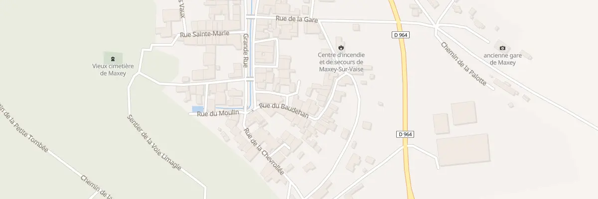 Plan du 1 Rue de Baudehan à Maxey-sur-Vaise