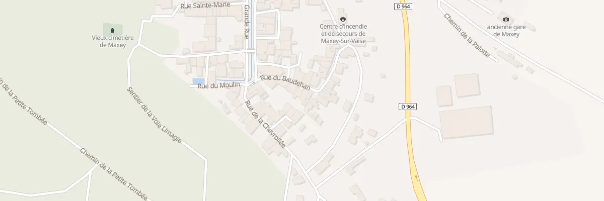 Plan du 12 Rue de Baudehan à Maxey-sur-Vaise