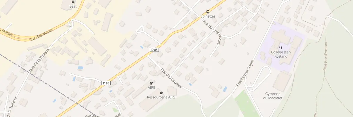 Plan du 20 Rue des Epinettes à Arbent