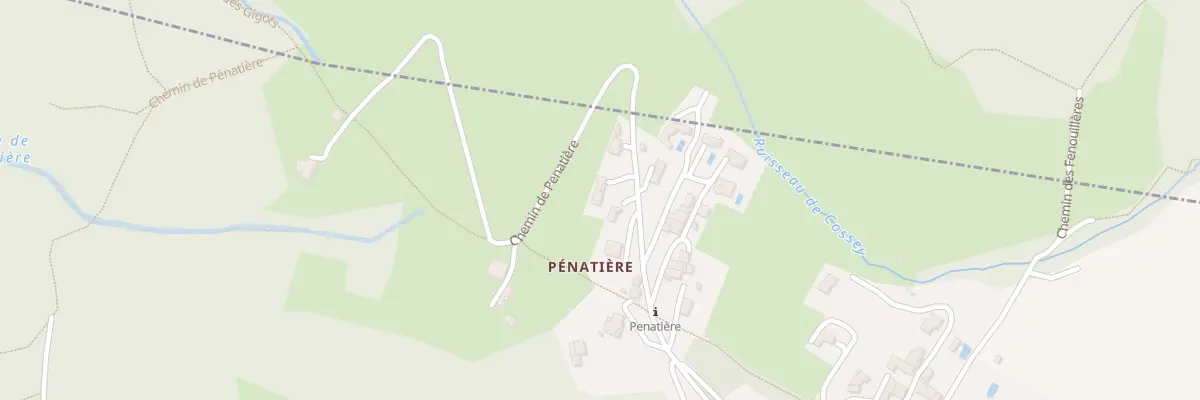 Plan du 24 Che de Pénatière à Claix