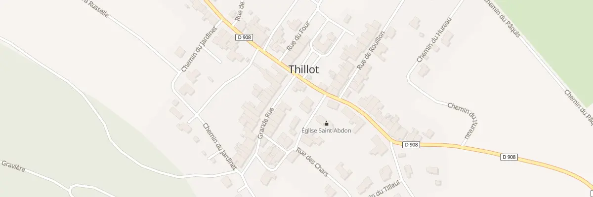 Plan du 4 Rue de l’Eglise à Thillot