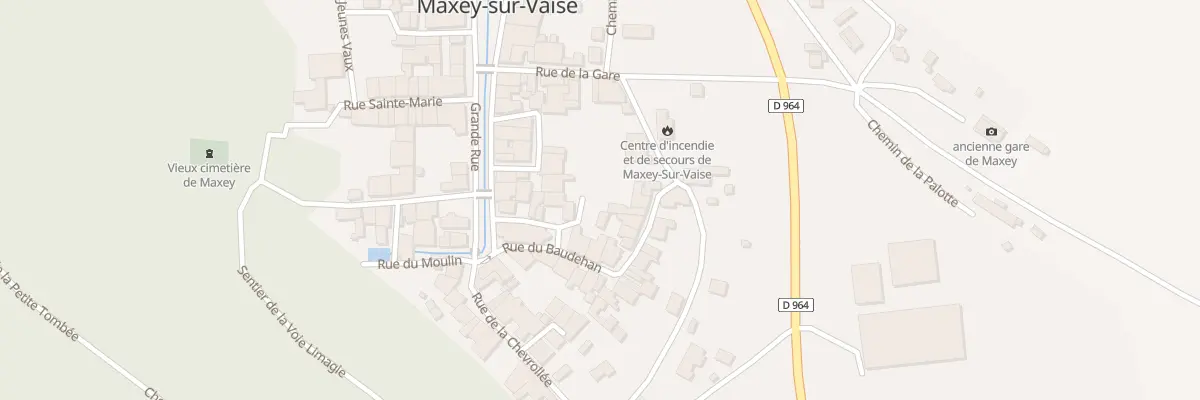 Plan du 13 Rue de Baudehan à Maxey-sur-Vaise