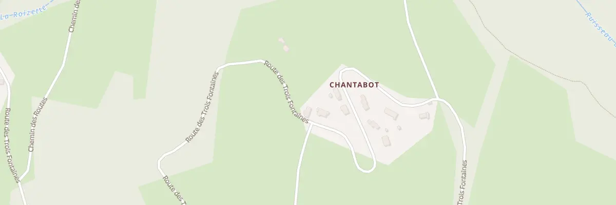 Plan du 2647 Rte des trois Fontaines à La Sure en Chartreuse