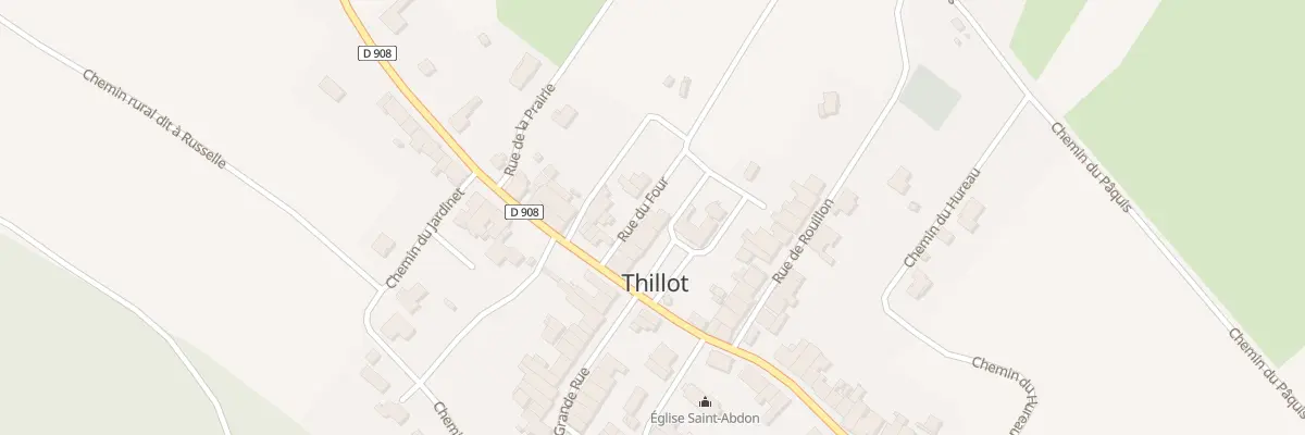 Plan du 4 Pl de la Mairie à Thillot