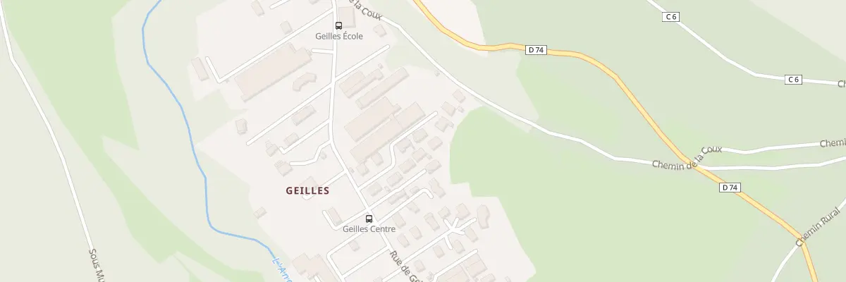 Plan du 105C Rue de Geilles à Oyonnax