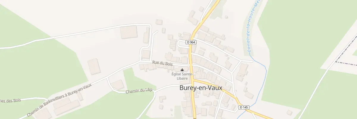 Plan du 4 Rue du Bois à Burey-en-Vaux