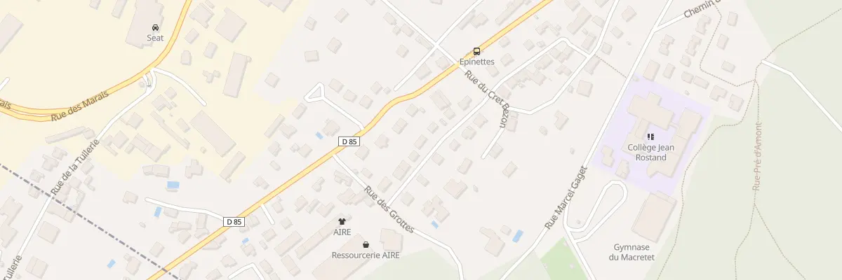 Plan du 16 Rue des Epinettes à Arbent