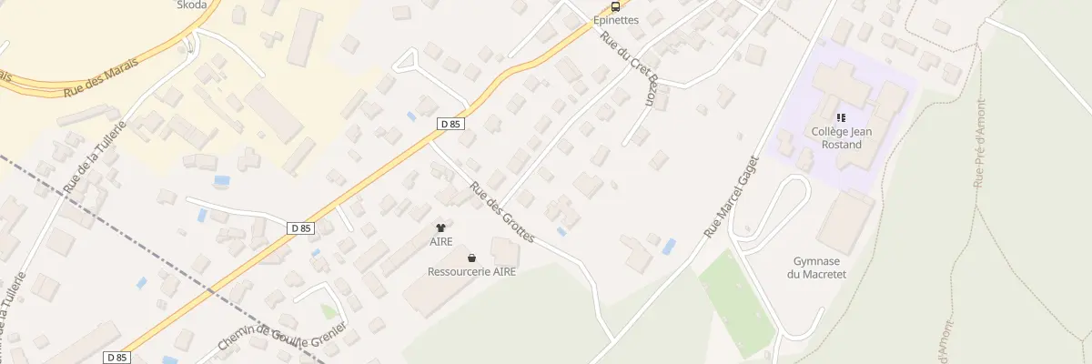 Plan du 37 Rue des Epinettes à Arbent