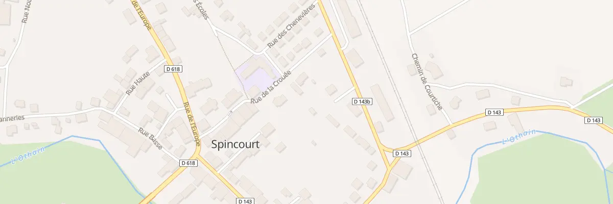 Plan du 4 Rue de la Crouee à Spincourt