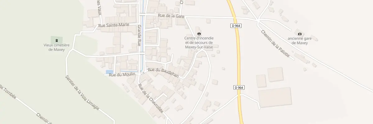 Plan du 11 Rue de Baudehan à Maxey-sur-Vaise
