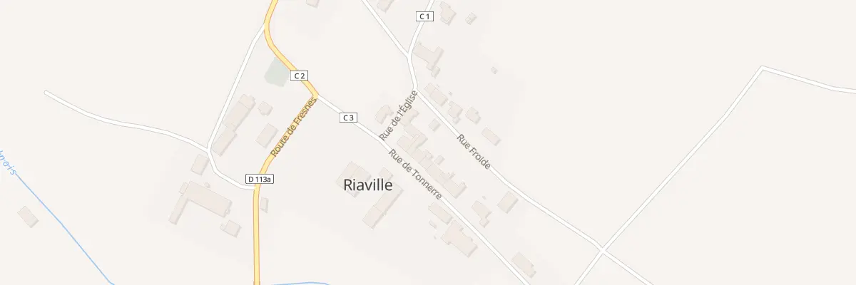 Plan du 3B Rue de Tonnerre à Riaville