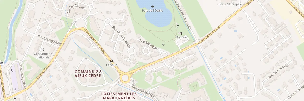 Plan du 4 Rue Stendhal à Sassenage