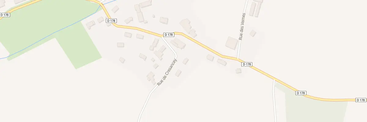 Plan du 2 Rue du Chateau Echevanne à Velesmes-Échevanne