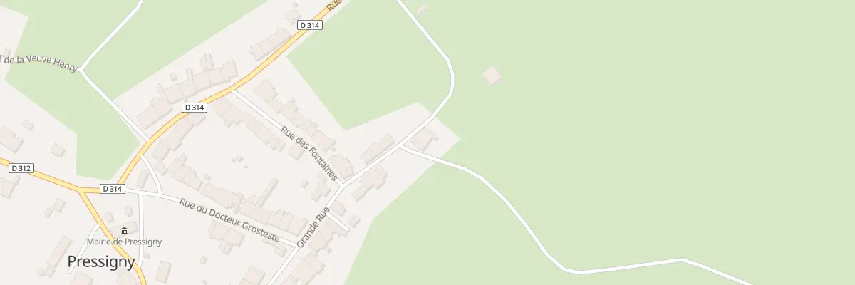 Plan du 52 Gr Grande Rue à Pressigny