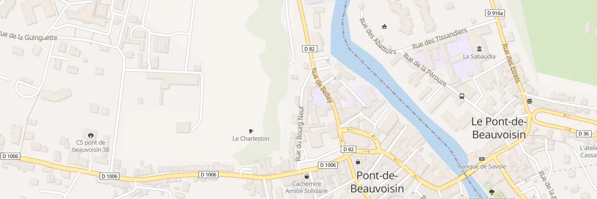 Plan du 27 Rue du Bourg Neuf au Pont-de-Beauvoisin