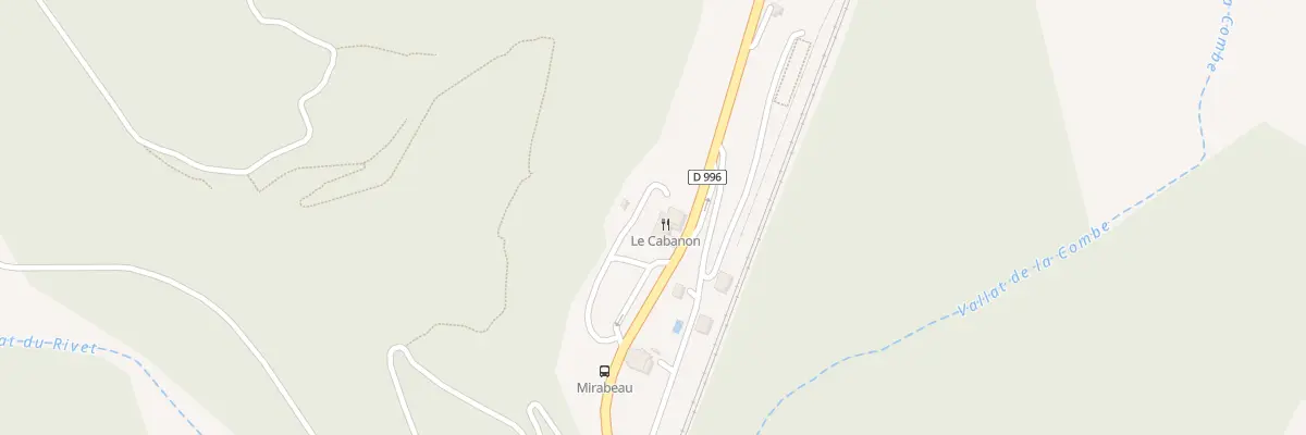 Plan du 185 Rte de Manosque à Mirabeau