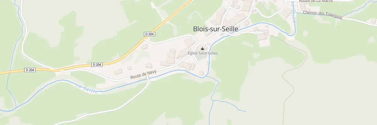 Plan du 7 Rte de Nevy à Blois-sur-Seille