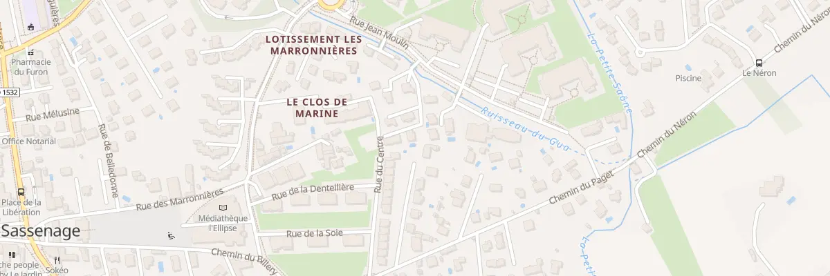 Plan du 9001 Che du 8 Mai 1945 à Sassenage