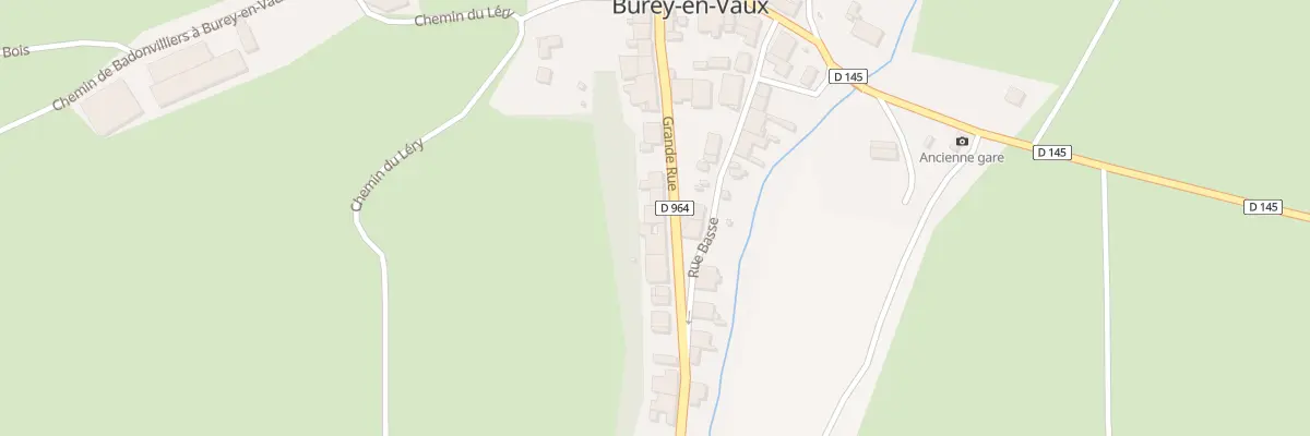 Plan du 24 Rue Grande Rue à Burey-en-Vaux