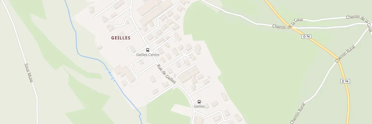 Plan du 113C Rue de Geilles à Oyonnax