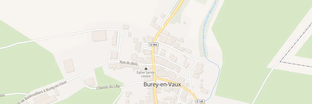Plan du 5 Rue Grande Rue à Burey-en-Vaux