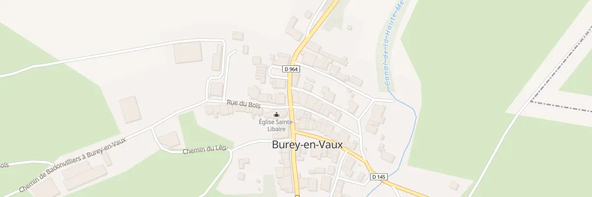 Plan du 1 Rue du Ruisseau à Burey-en-Vaux