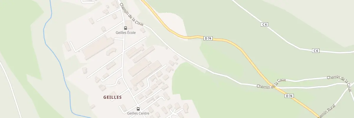 Plan du 105H Rue de Geilles à Oyonnax