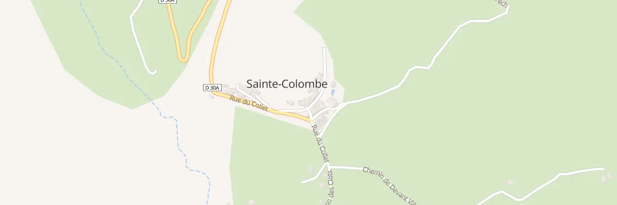 Plan du 53 Rue de l’ancienne école à Sainte-Colombe