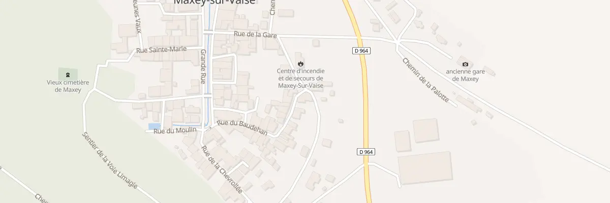 Plan du 28 Rue de Baudehan à Maxey-sur-Vaise