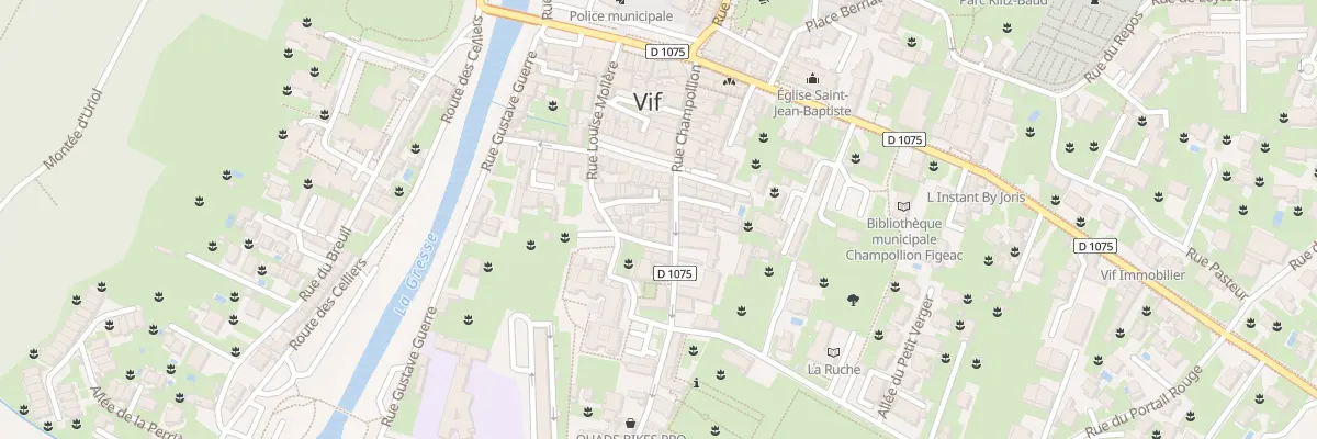Plan du 30 Rue Champollion à Vif