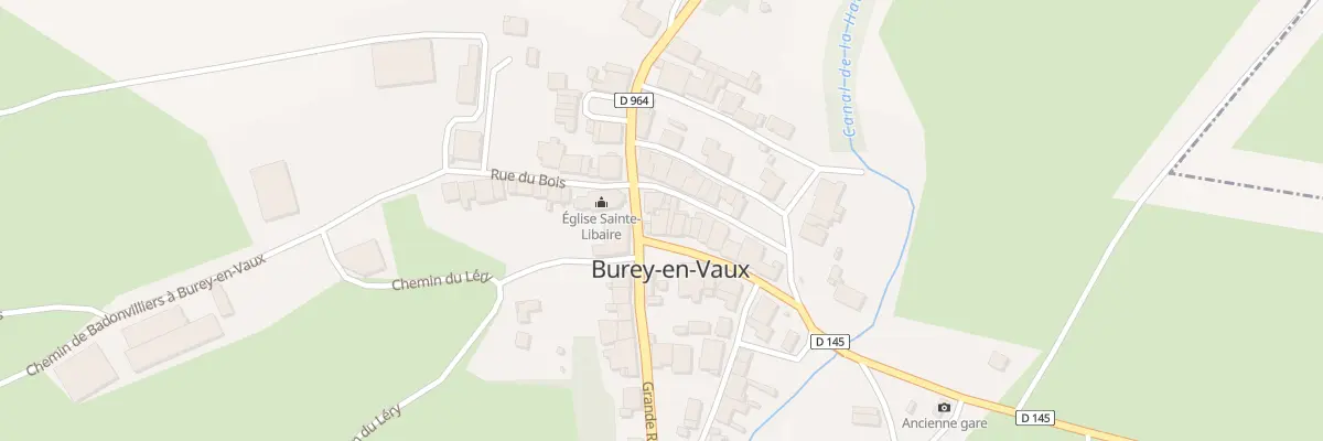 Plan du 1 Rue des Belles Femmes à Burey-en-Vaux