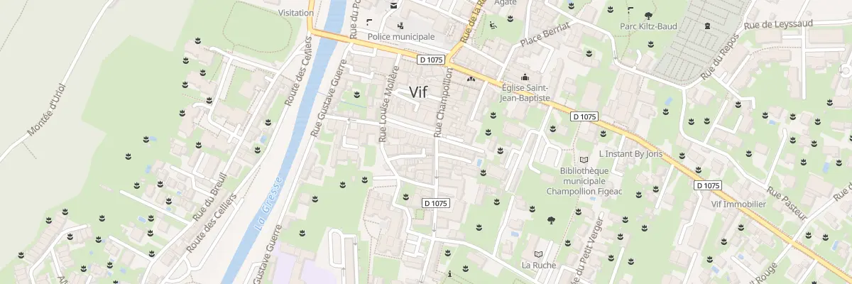 Plan du 13 Rue de la Fédération à Vif