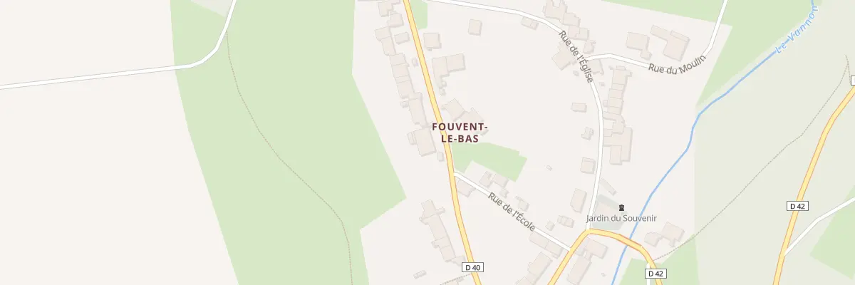 Plan du 28 Rue de la Source A Fouv Le Bas à Fouvent-Saint-Andoche