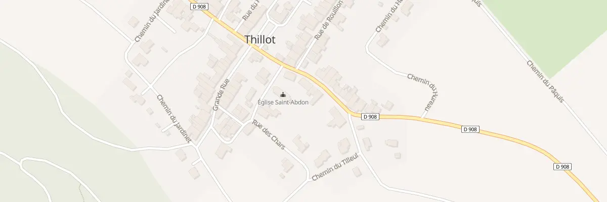 Plan du 9 Rte des Côtes à Thillot