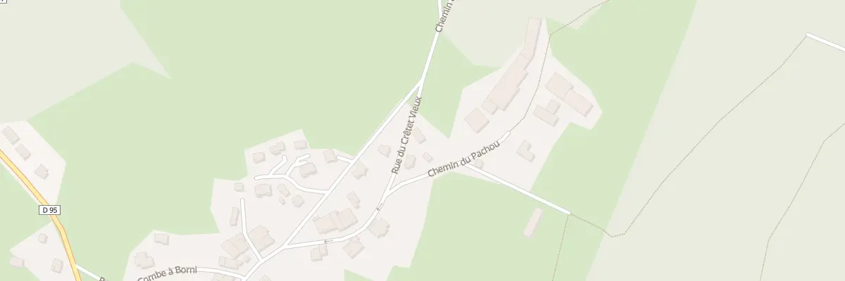 Plan du 14 Rue du Cretet Vieux à Apremont