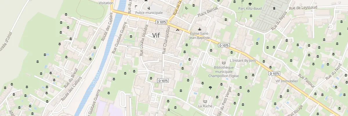 Plan du 6 Imp du Château d’Eau à Vif