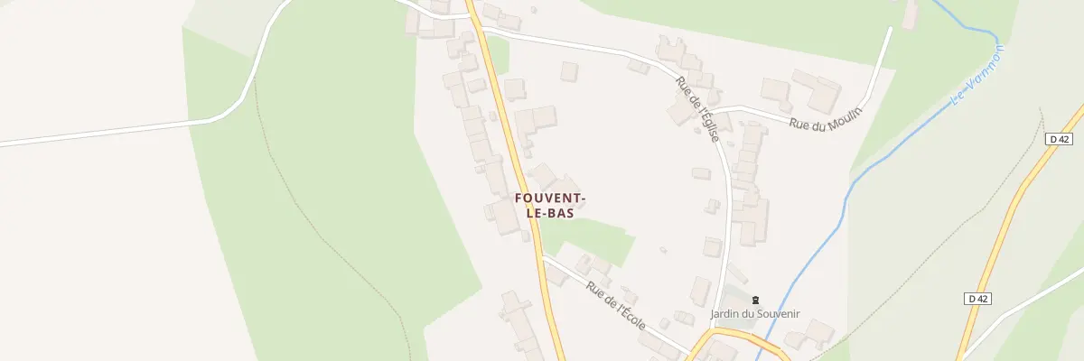 Plan du 7 Rue de la Source A Fouv Le Bas à Fouvent-Saint-Andoche