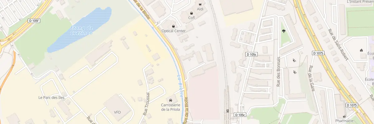 Plan du 9005 Rue de la Biolle à Saint-Égrève
