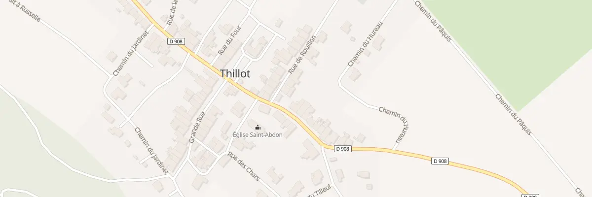 Plan du 20 Rte des Côtes à Thillot