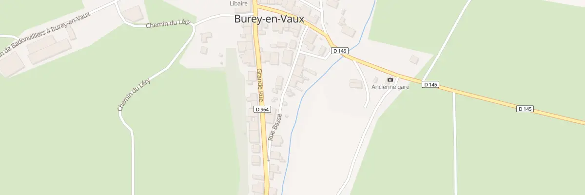 Plan du 9 Rue Basse à Burey-en-Vaux