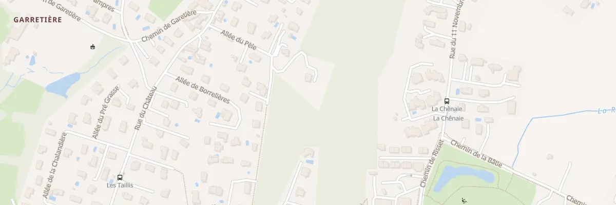 Plan du 9 All du Pèle à Claix