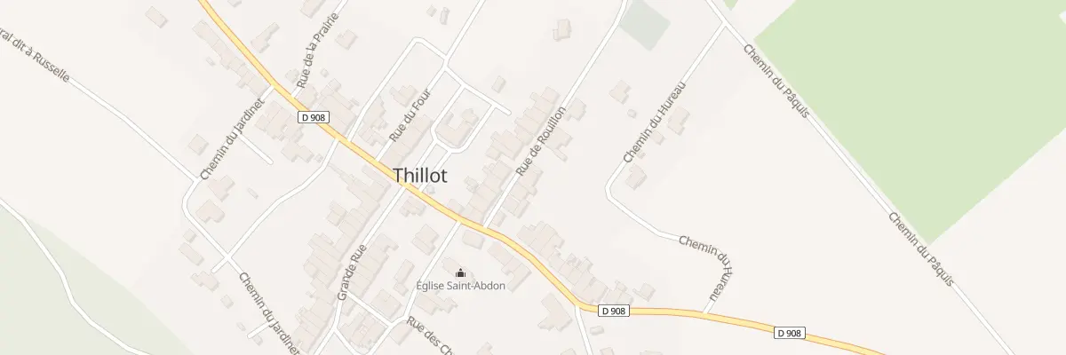 Plan du 4 Rue de Rouillon à Thillot