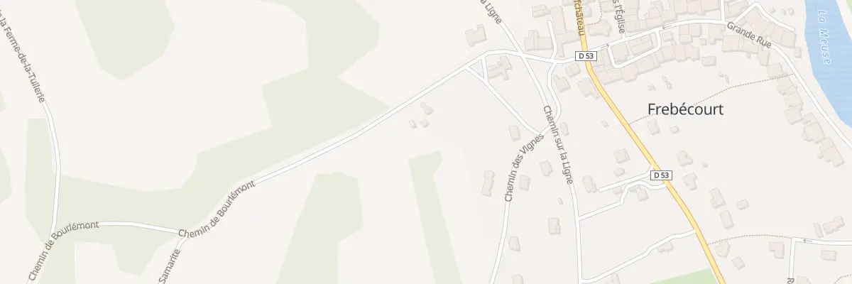 Plan du 4 Che de Bourlemont à Frebécourt