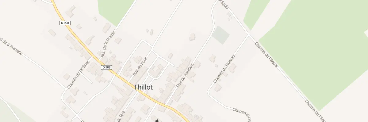 Plan du 21 Rue de Rouillon à Thillot