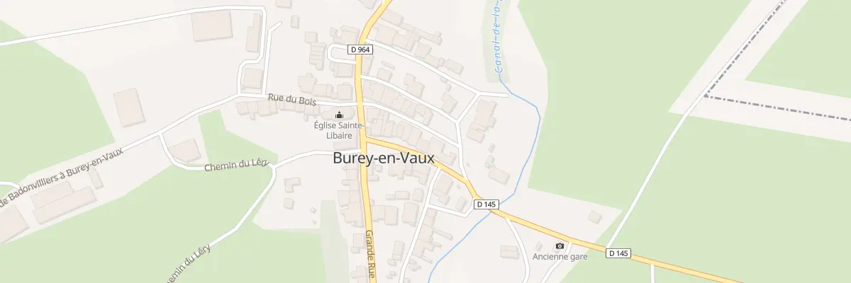 Plan du 9 Rue des Belles Femmes à Burey-en-Vaux