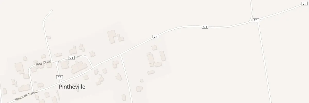 Plan du 22 Rte de Pareid à Pintheville